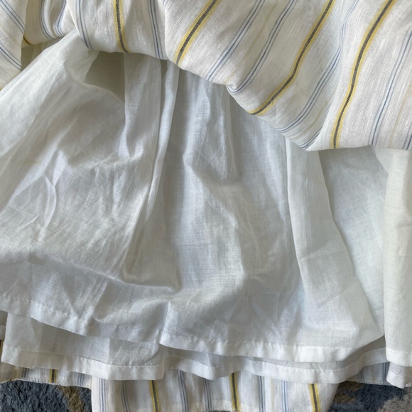 J. Crew Sylvan Halter Dress Ivory Yellow Gold Size 2 - Picture 4 of 7